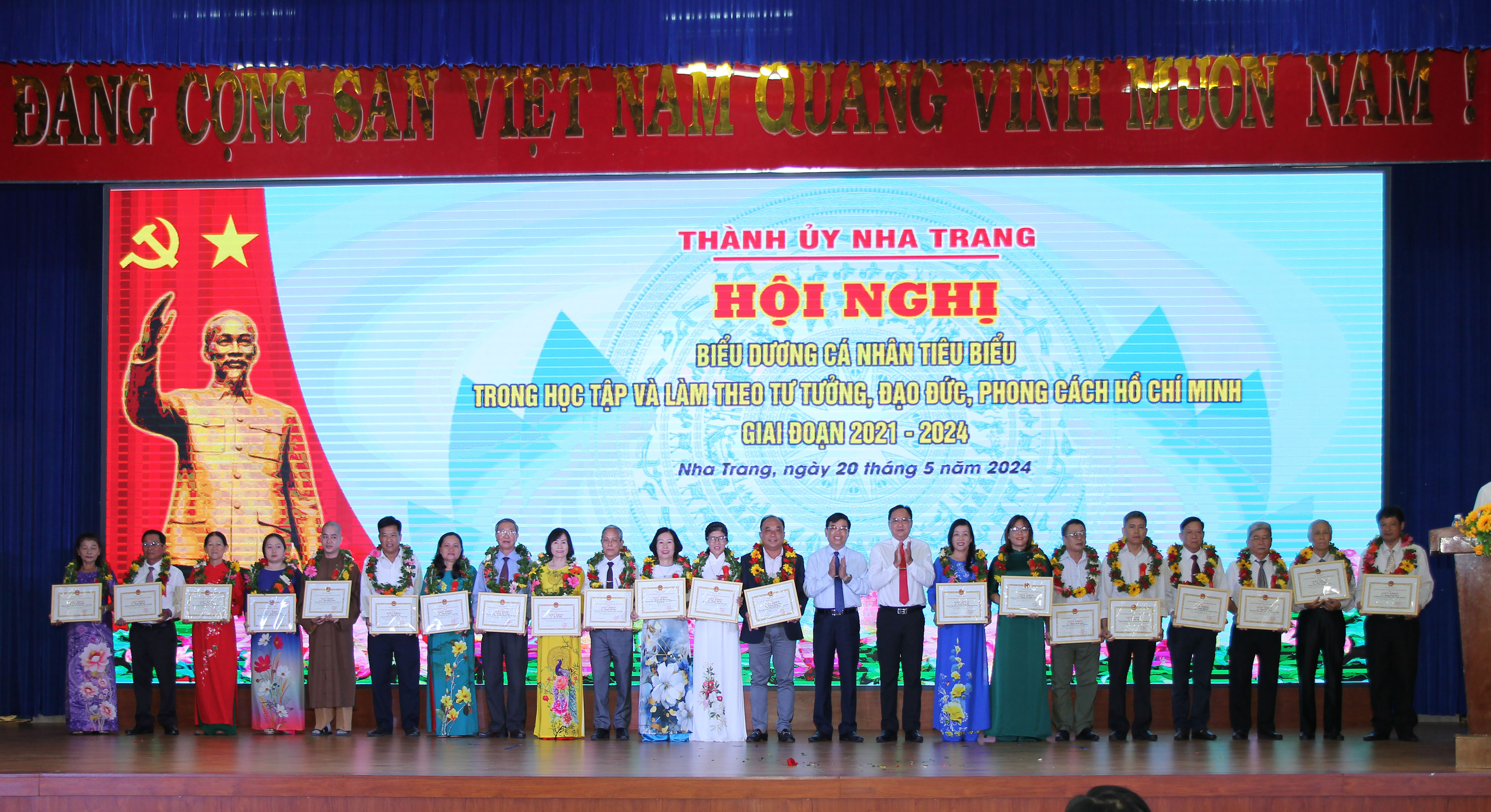 Nha Trang: Biểu dương 48 cá nhân tiêu biểu trong học tập và làm theo tư tưởng, đạo đức, phong cách Hồ Chí Minh giai đoạn 2021-2024