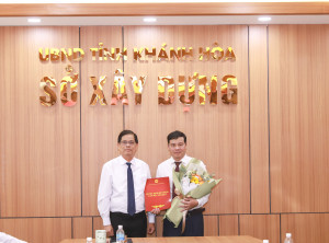 Ông Trần Văn Châu giữ chức vụ Giám đốc Sở Xây dựng Khánh Hòa