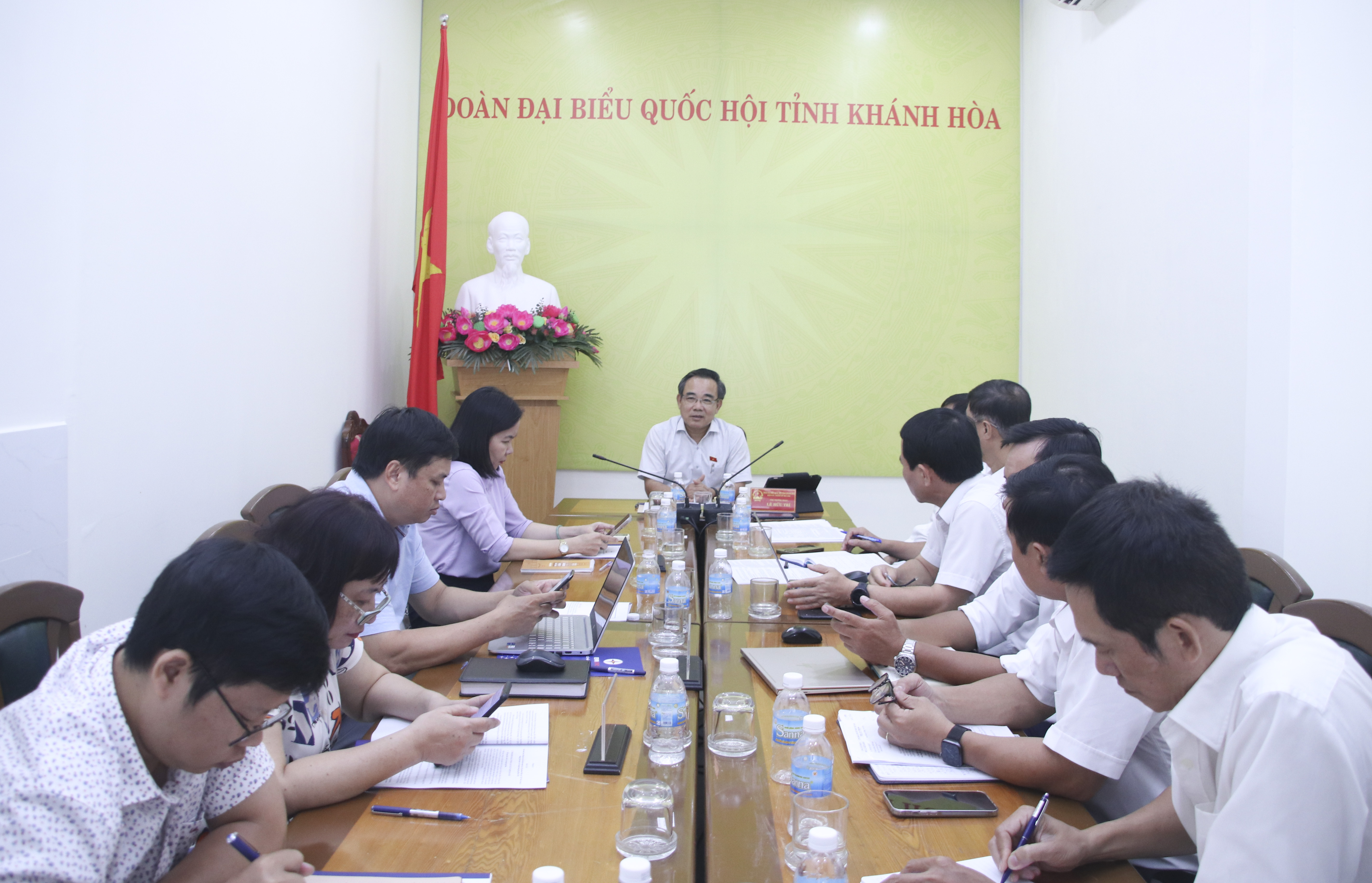 Đoàn đại biểu Quốc hội tỉnh làm việc với Công ty Cổ phần Điện lực Khánh Hòa