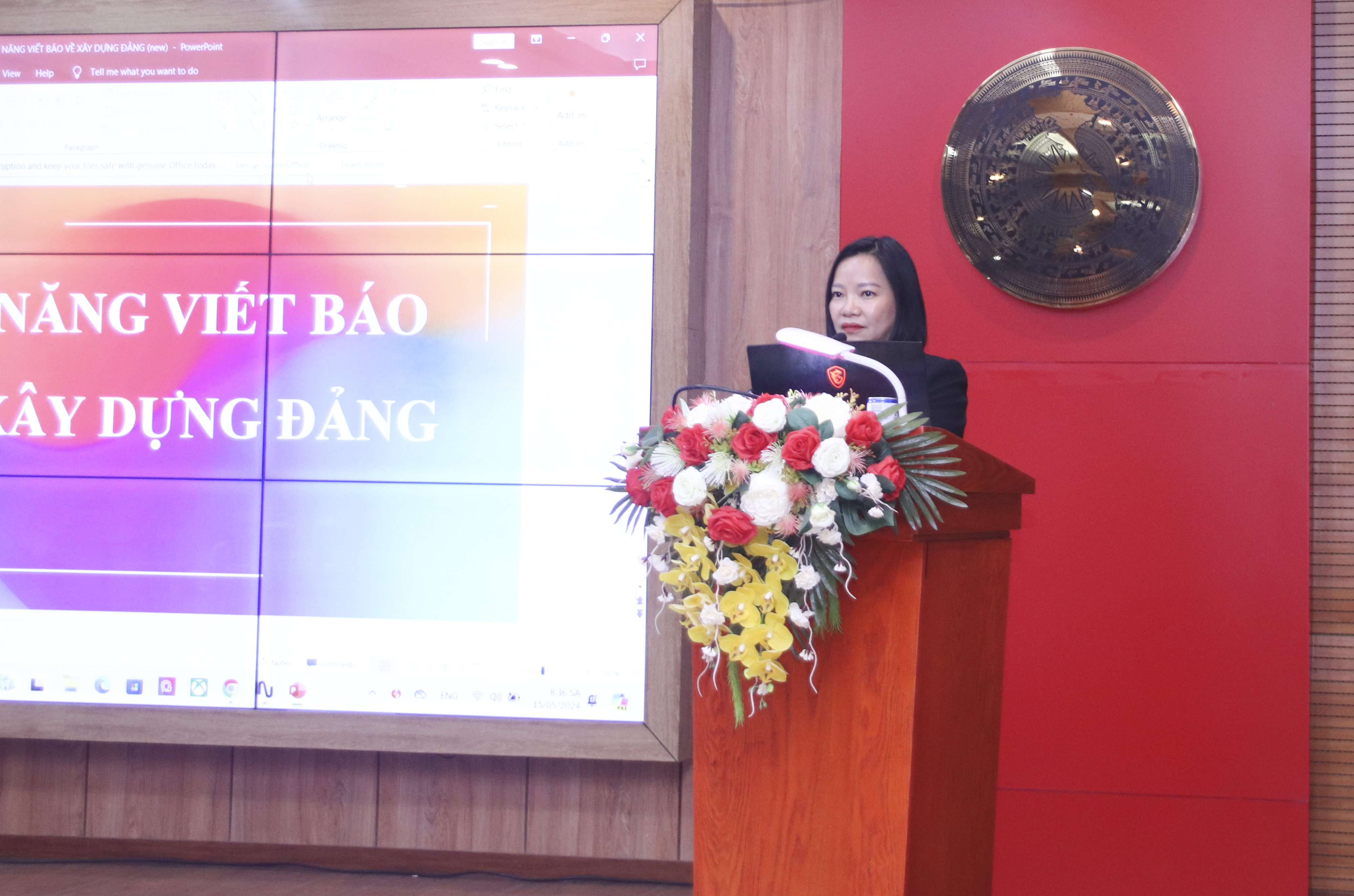 Tập huấn kỹ năng viết bài về công tác xây dựng Đảng năm 2024