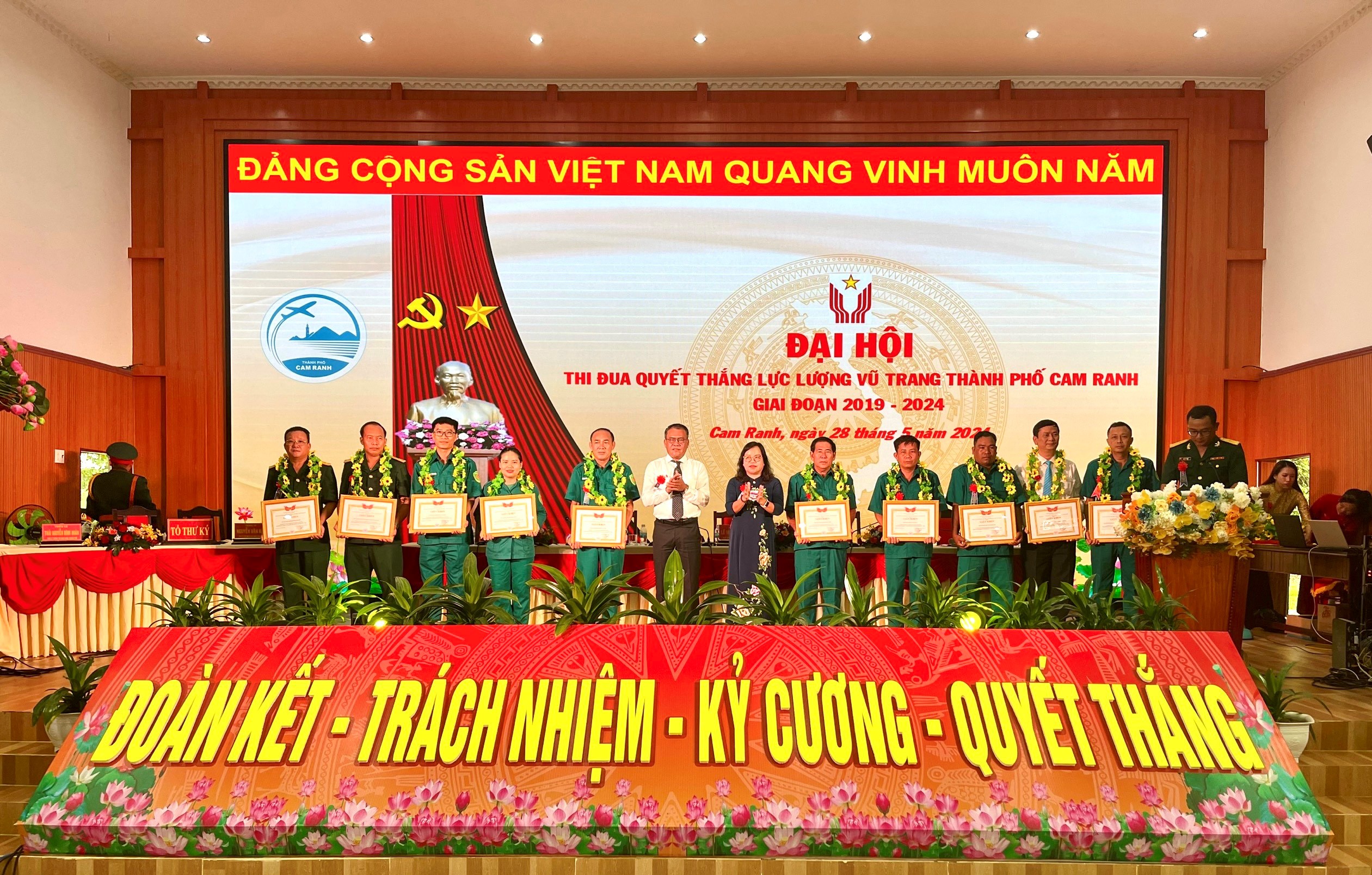 Đại hội Thi đua Quyết thắng lực lượng vũ trang TP. Cam Ranh giai đoạn 2019 - 2024