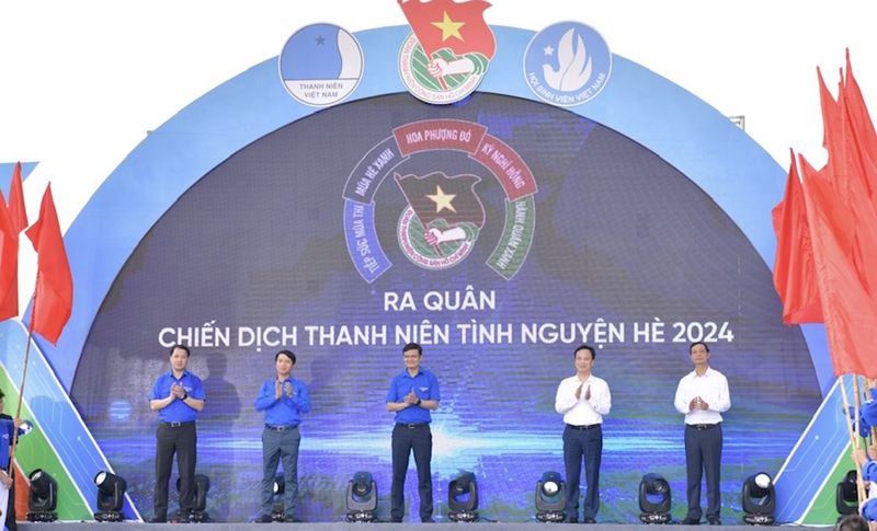 Ra quân Chiến dịch Thanh niên tình nguyện hè năm 2024 trên cả nước