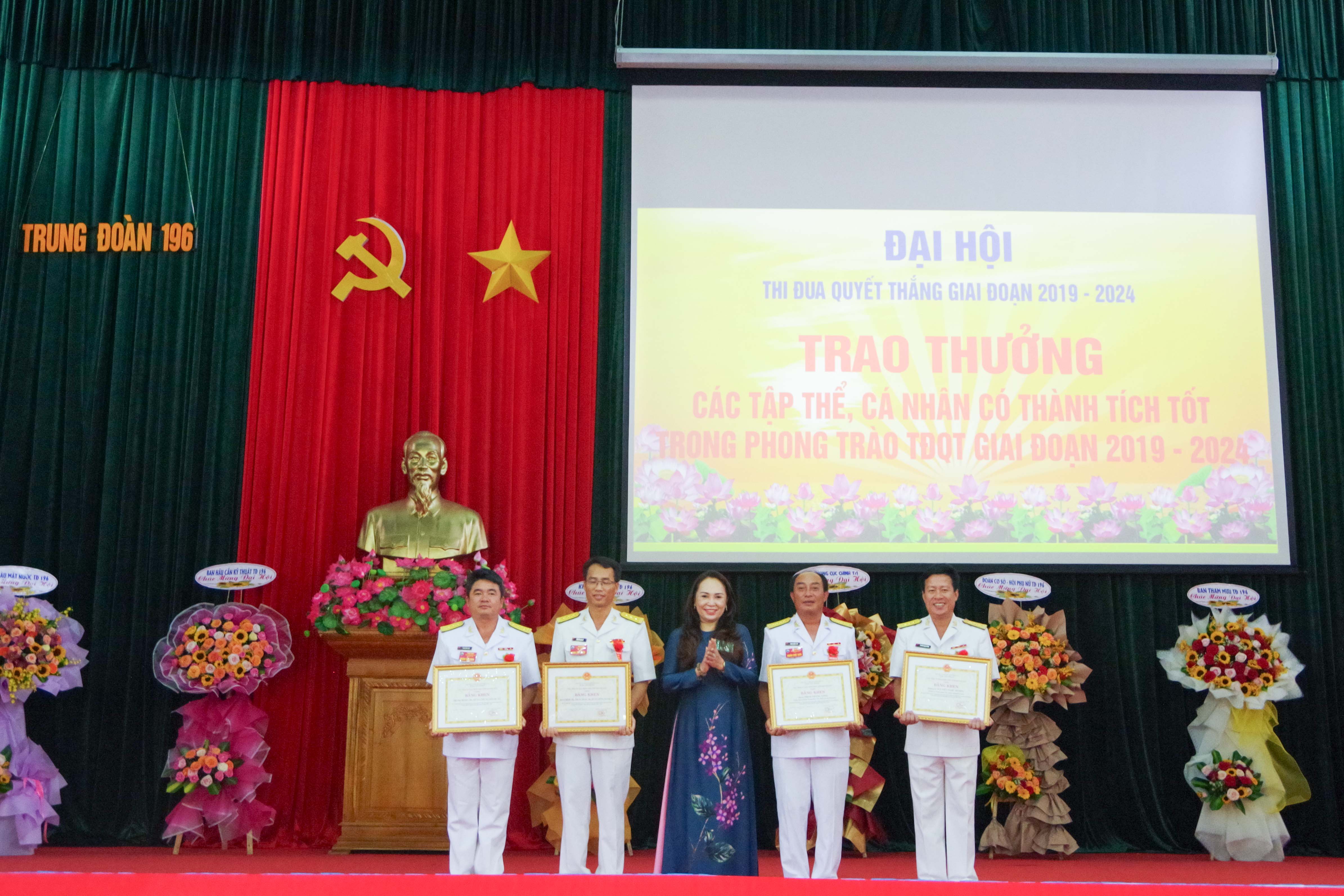 Đại hội thi đua quyết thắng Trung đoàn 196 Hải quân giai đoạn 2019 - 2024