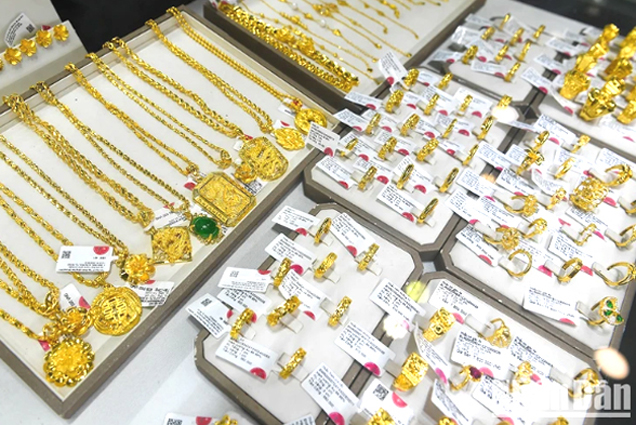 Giá vàng ngày 25/5: Vàng miếng SJC vẫn cao hơn thế giới 18 triệu đồng/lượng