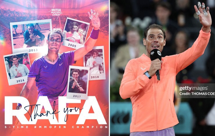 Rafael Nadal được chào đón nồng nhiệt tại quê nhà.