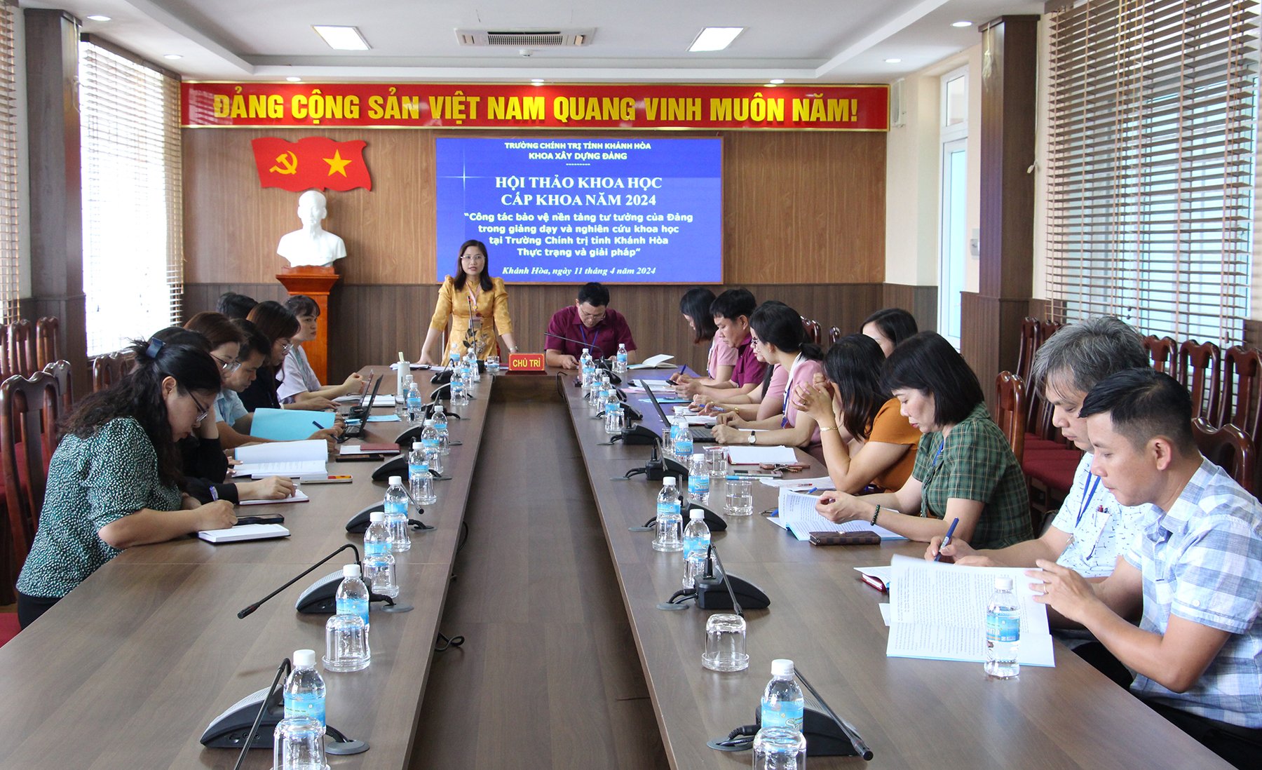 Trường Chính trị tỉnh Khánh Hòa: Nâng cao hiệu quả thực hiện nhiệm vụ bảo vệ nền tảng tư tưởng của Đảng