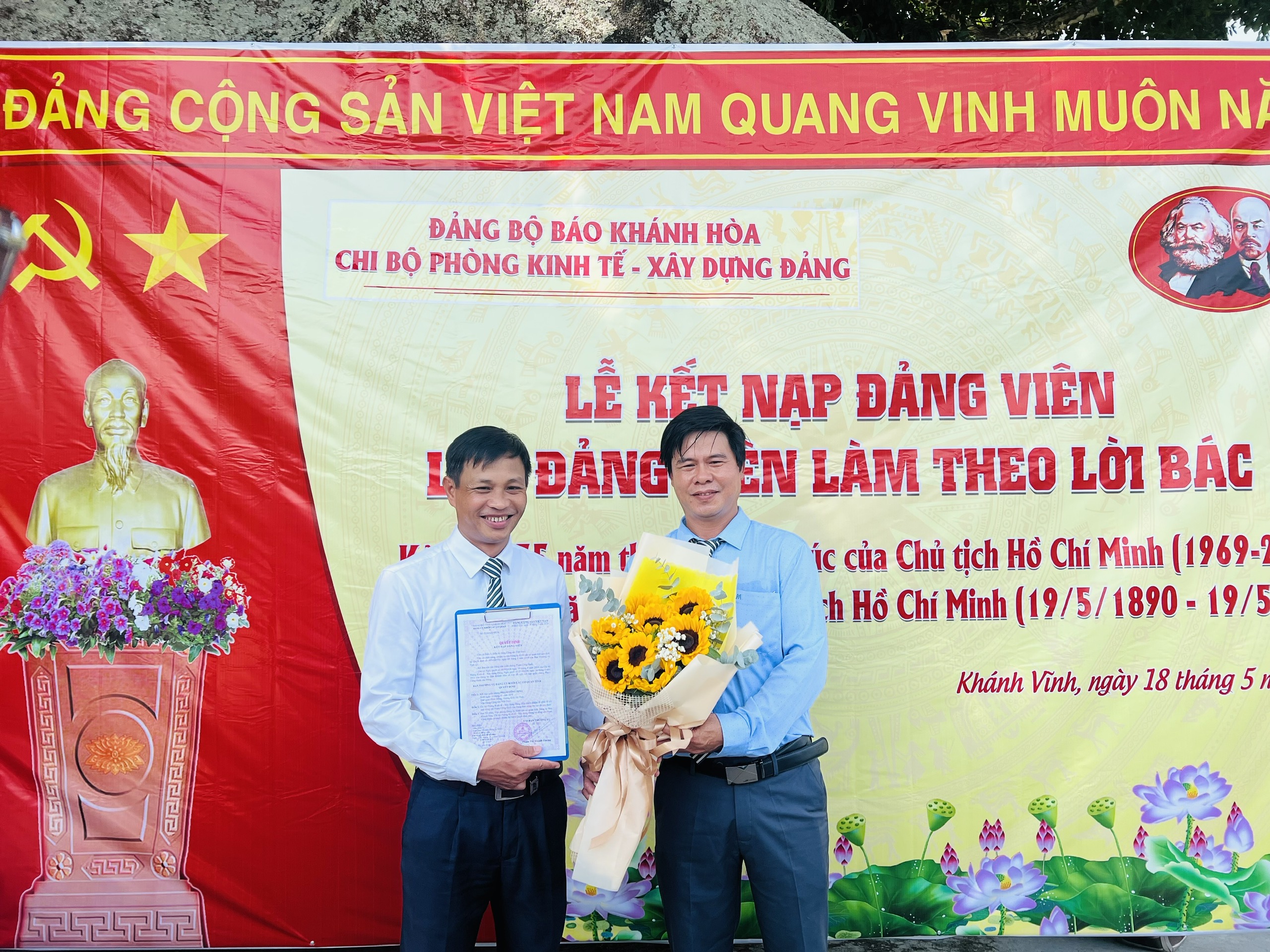 5 tháng đầu năm 2024, toàn tỉnh Khánh Hòa kết nạp được 790 đảng viên