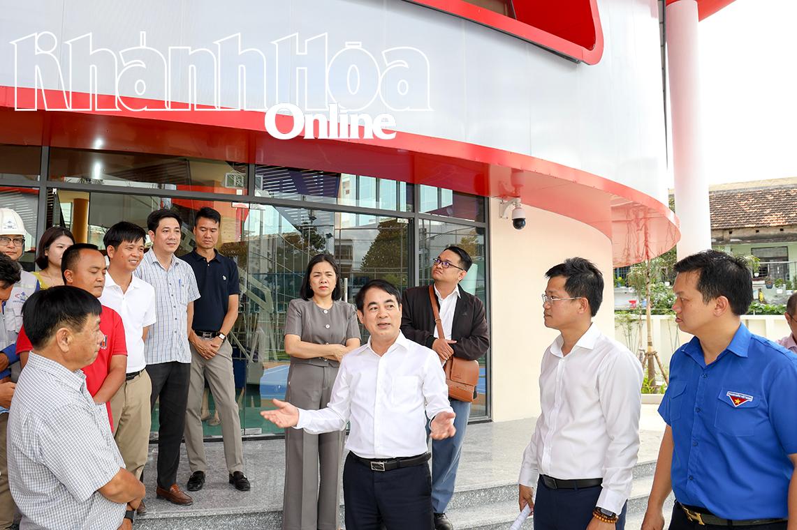 Bí thư Tỉnh ủy Nghiêm Xuân Thành khảo sát Dự án Cung Văn hóa thiếu nhi tỉnh
