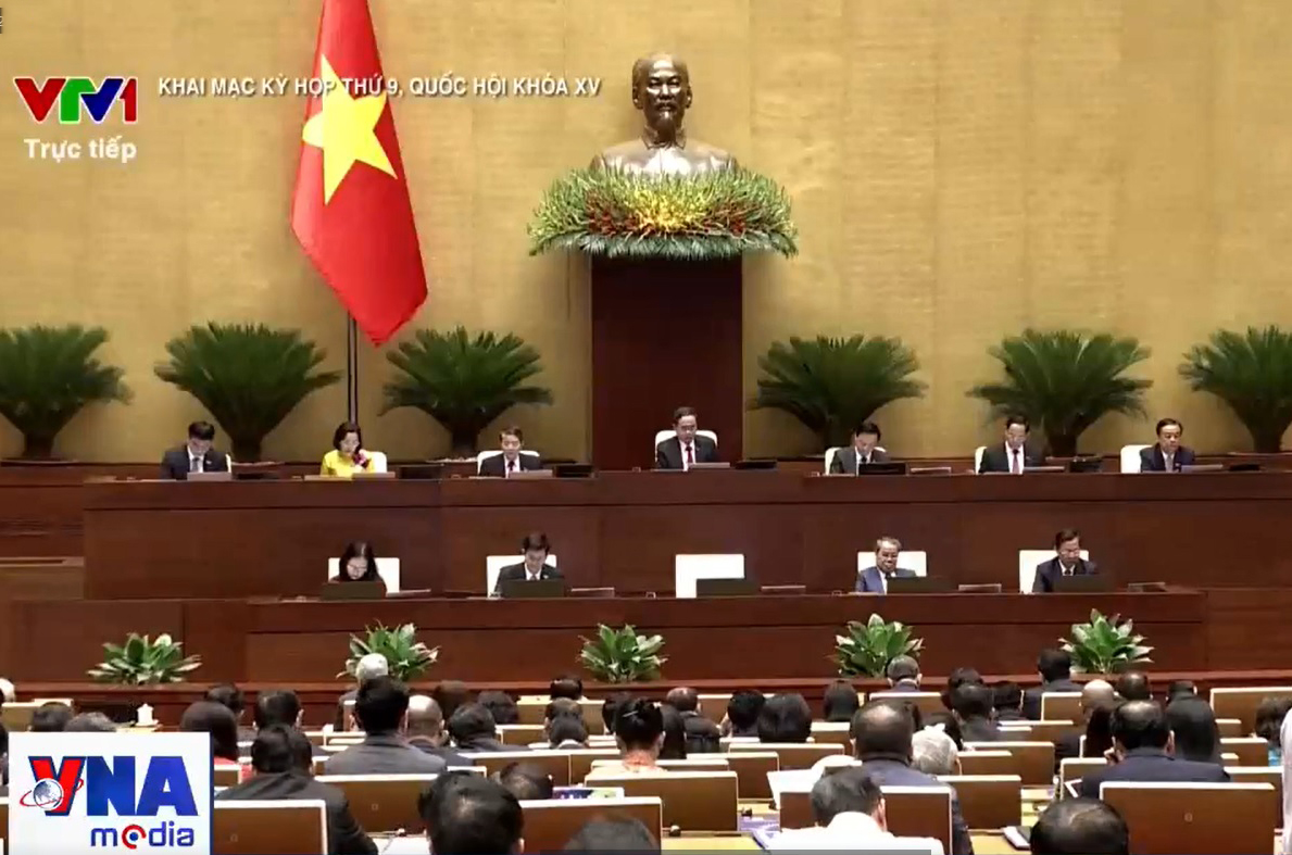 Khai mạc Kỳ họp thứ 9, Quốc hội khóa XV