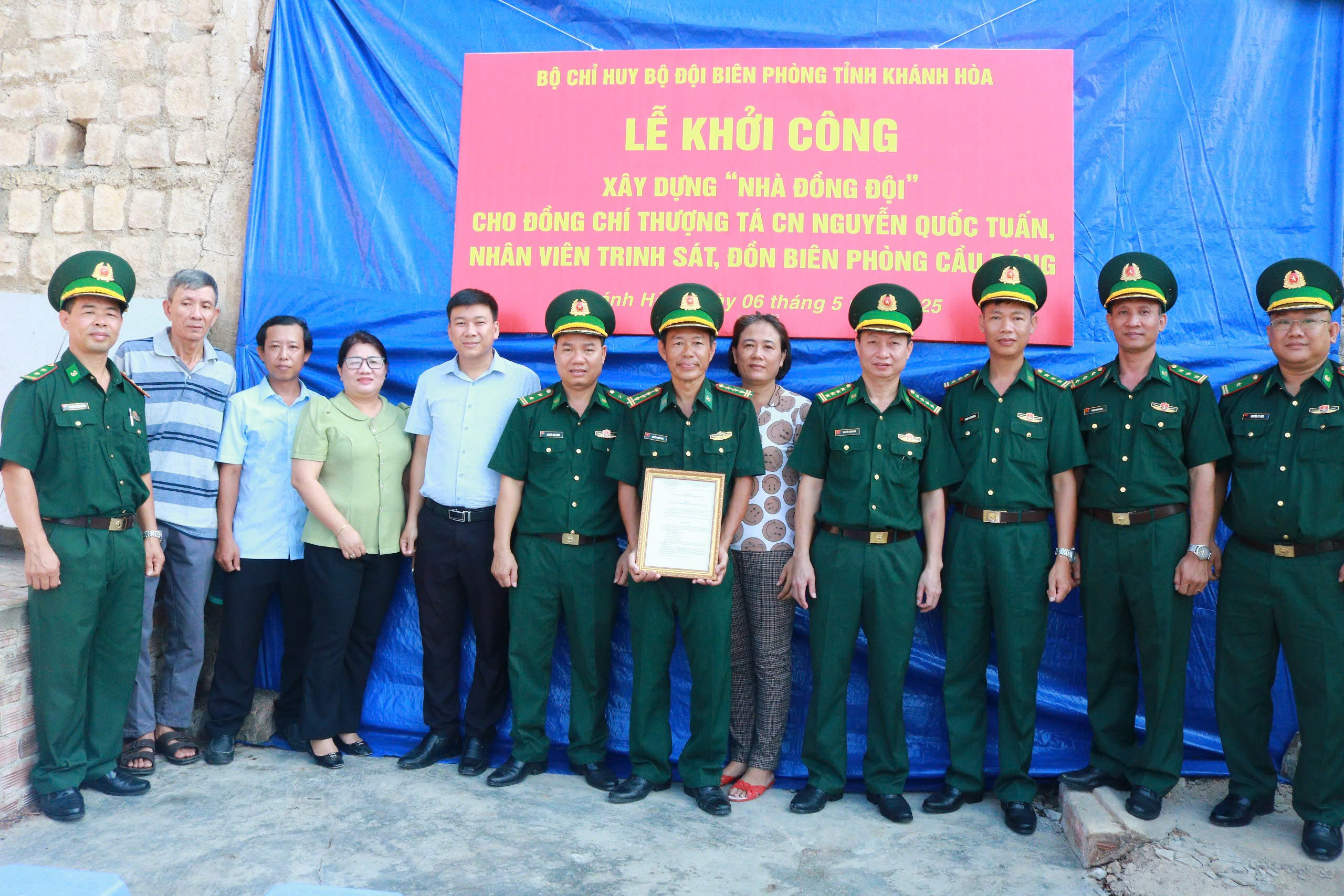 Khởi công xây dựng nhà đồng đội cho quân nhân có hoàn cảnh khó khăn 