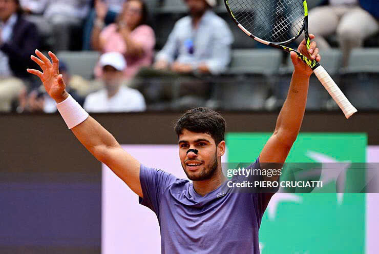 Rome Open: Hai ứng cử viên vô địch Alcaraz và Sinner lập những kỷ lục đáng nể
