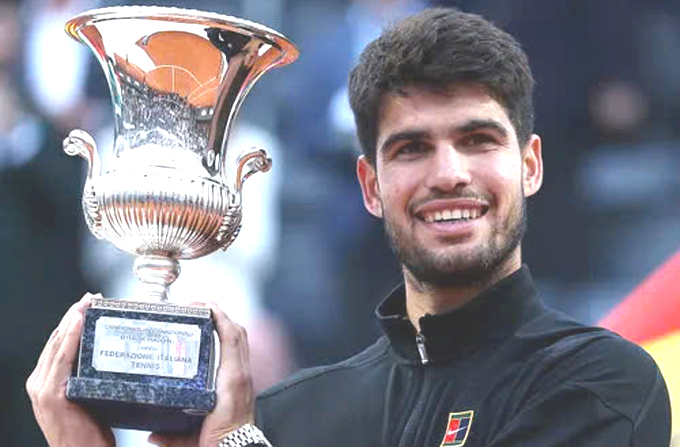 Vô địch Rome Open: Alcaraz lên ngôi đẳng cấp