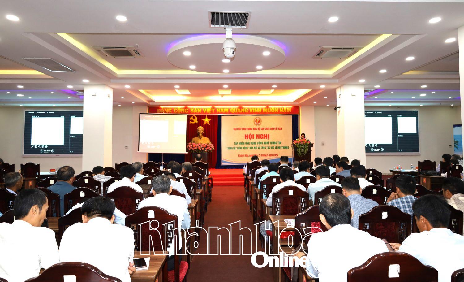 Tại Khánh Hòa: Hội Cựu chiến binh Việt Nam tổ chức tập huấn ứng dụng công nghệ thông tin trong xây dựng nông thôn mới