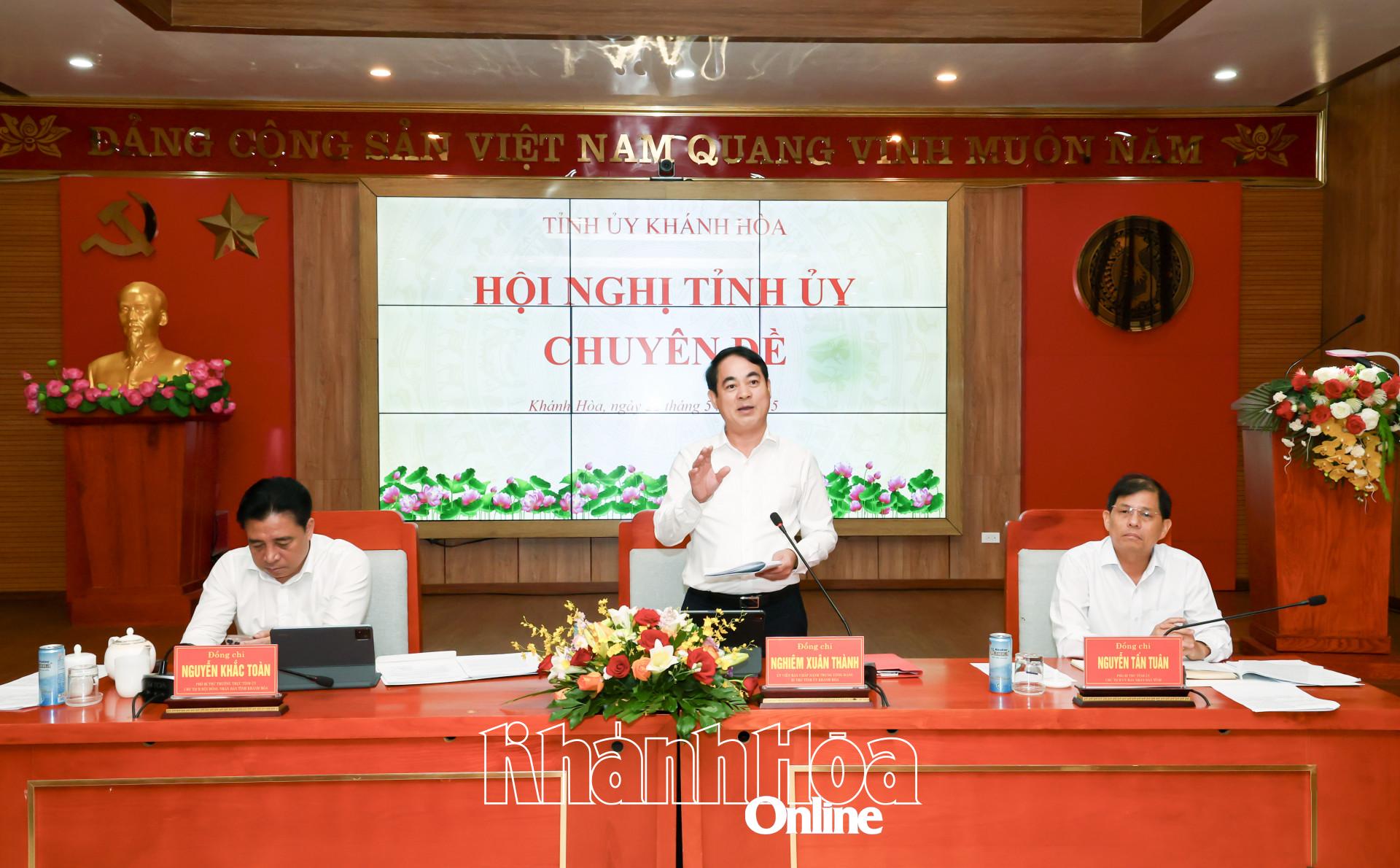 Hội nghị Tỉnh ủy chuyên đề