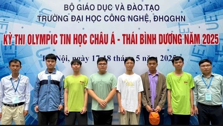 Việt Nam xếp thứ 5 tại Olympic Tin học châu Á Thái Bình Dương 2025