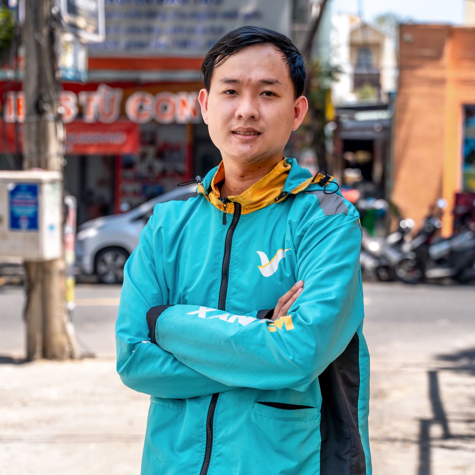 Ảnh: Bác tài Mai Phương đã đồng hành cùng Xanh SM từ năm 2024