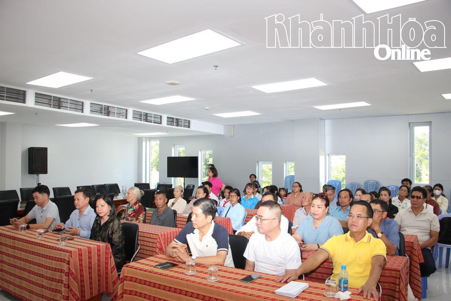 Quang cảnh tại chương trình thiện nguyện.