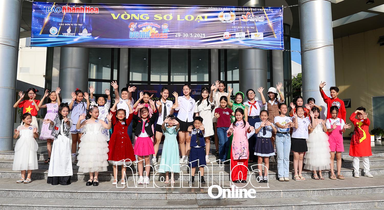 Young contestants excitingly take part in MC Talent for Kids 2025 contest 

