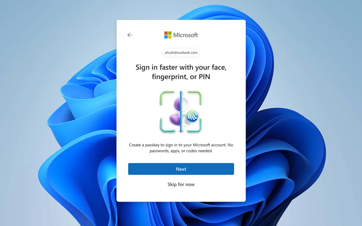 Microsoft chính thức loại bỏ mật khẩu, mặc định dùng passkey cho mọi tài khoản mới