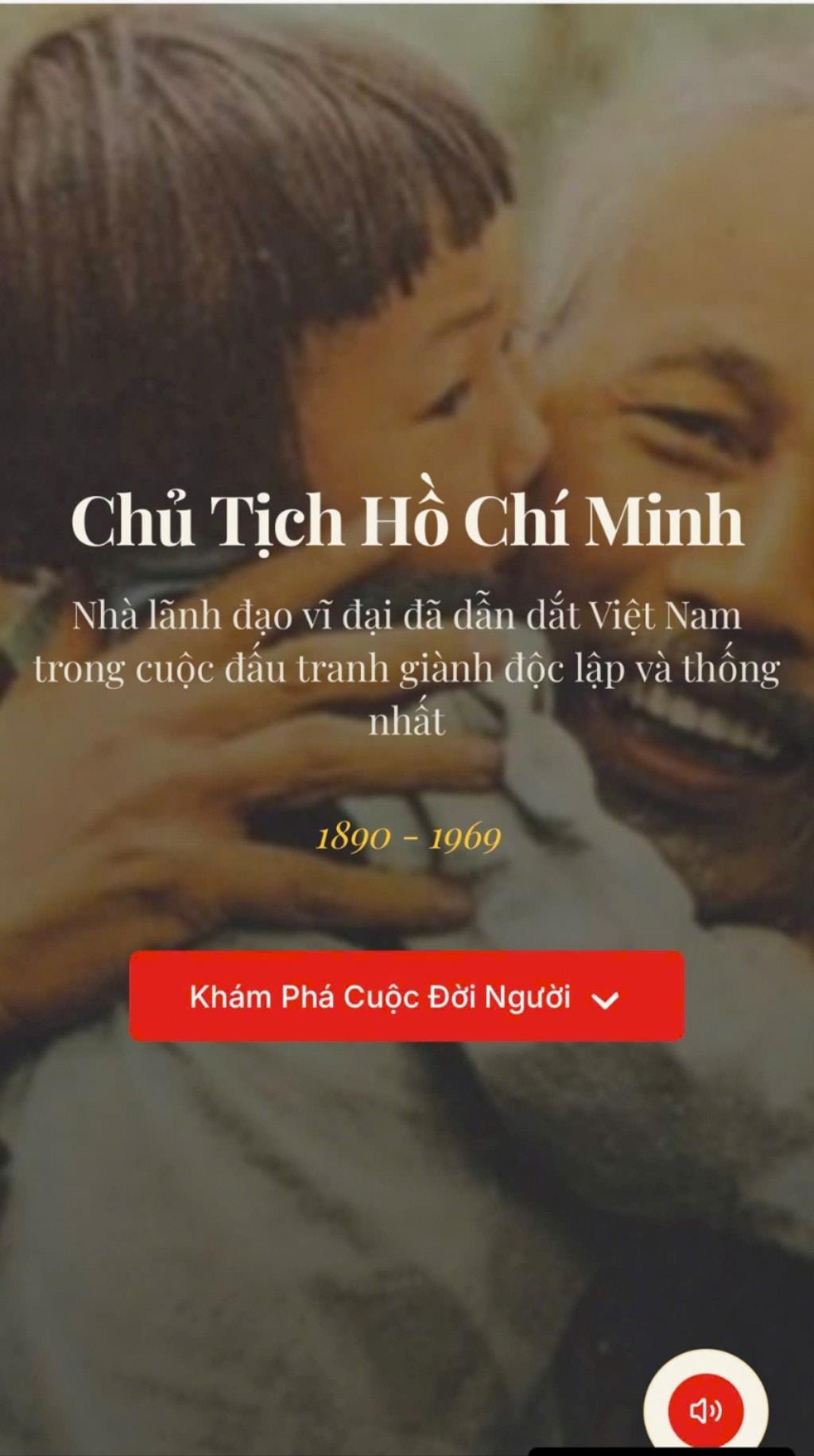 Dự án “Hành trình đi tìm đường cứu nước của Bác Hồ”. Ảnh: PV