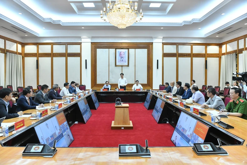 Lễ ra mắt Hội đồng Tư vấn quốc gia về phát triển khoa học, công nghệ, đổi mới sáng tạo và chuyển đổi số. (Ảnh: ĐĂNG KHOA)
