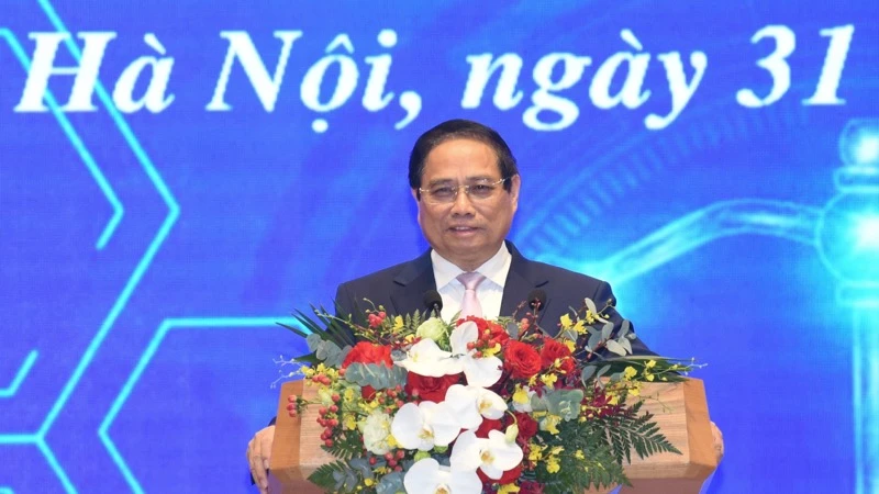 Thủ tướng Phạm Minh Chính dự Lễ khai trương Cổng Pháp luật quốc gia
