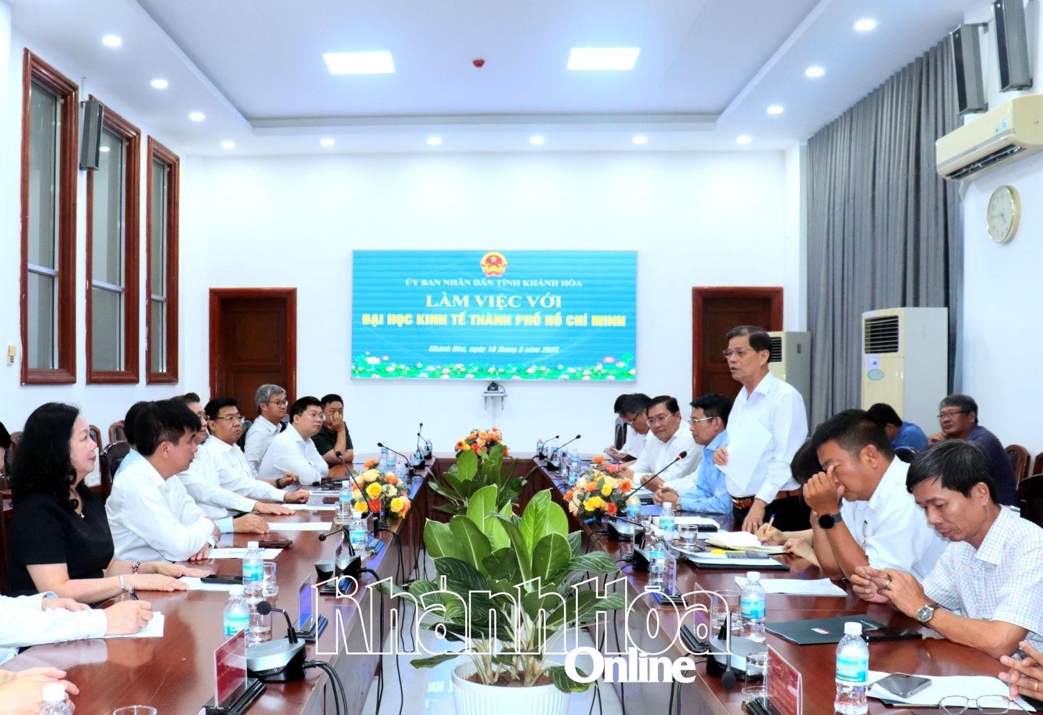 Thống nhất khởi công xây dựng Phân hiệu Đại học Kinh tế TP. Hồ Chí Minh tại Khánh Hòa vào ngày 19-8