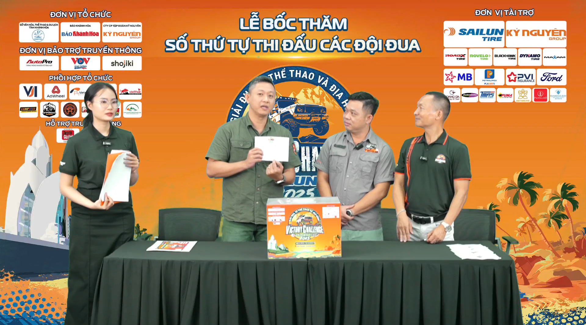Kết quả bốc thăm Giải đua xe thể thao và địa hình Victory Challenge Sailun Cup 2025