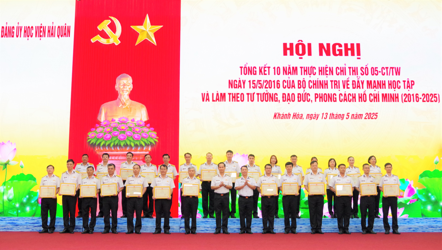Học viện Hải quân tổng kết 10 năm thực hiện Chỉ thị số 05 của Bộ Chính trị