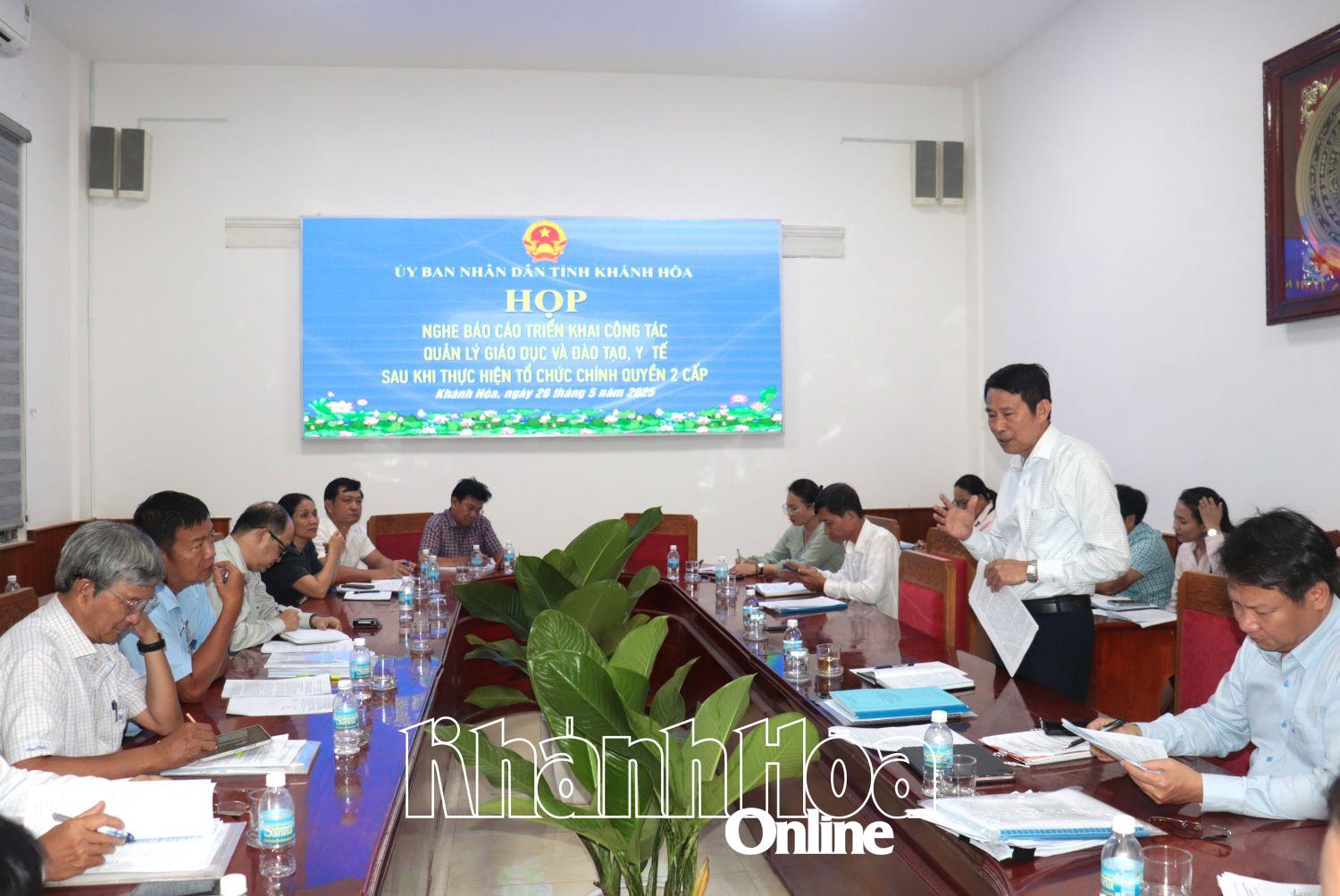 Triển khai công tác quản lý giáo dục, y tế khi thực hiện chính quyền địa phương 2 cấp