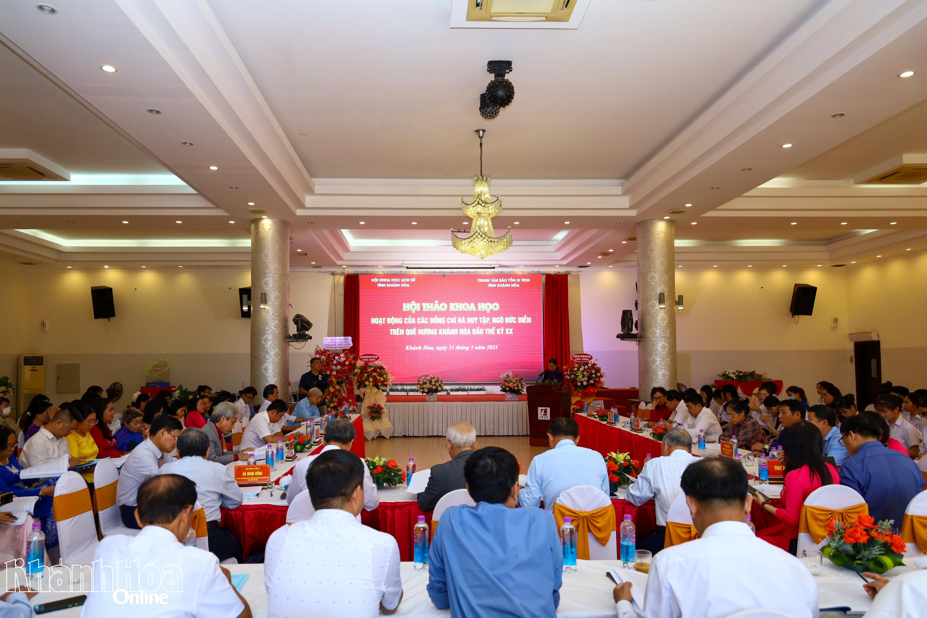 Hội thảo khoa học về hoạt động của các đồng chí Hà Huy Tập, Ngô Đức Diễn tại Khánh Hòa