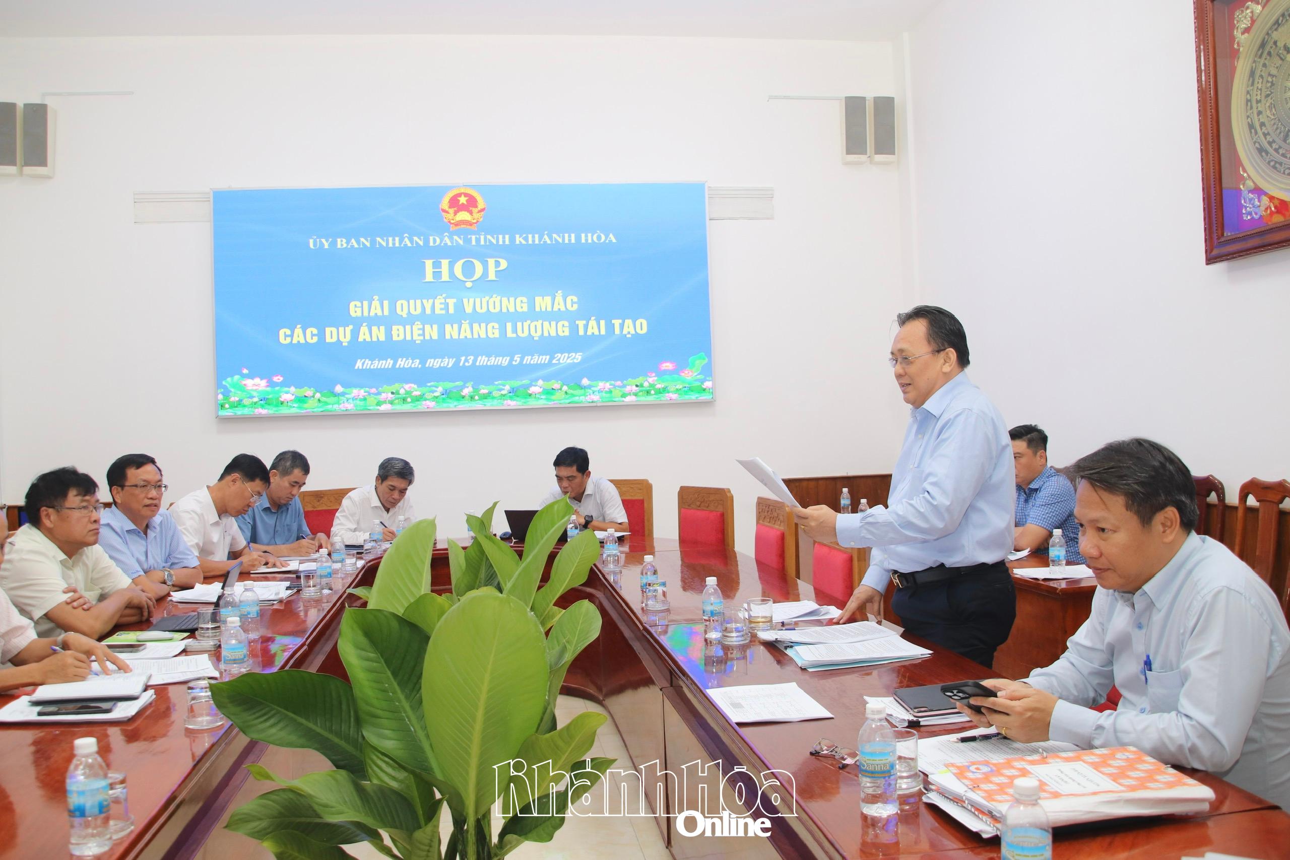 Giải quyết vướng mắc cho các dự án điện năng lượng tái tạo