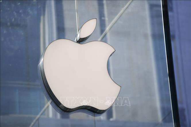 Biểu tượng Apple. Ảnh: AFP/TTXVN