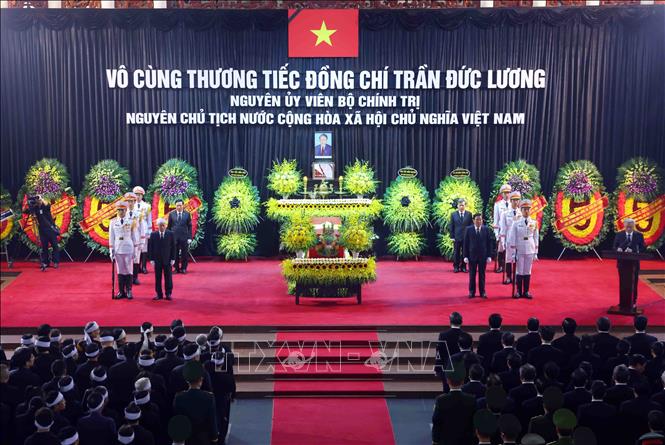 Cử hành trọng thể Lễ truy điệu nguyên Chủ tịch nước Trần Đức Lương