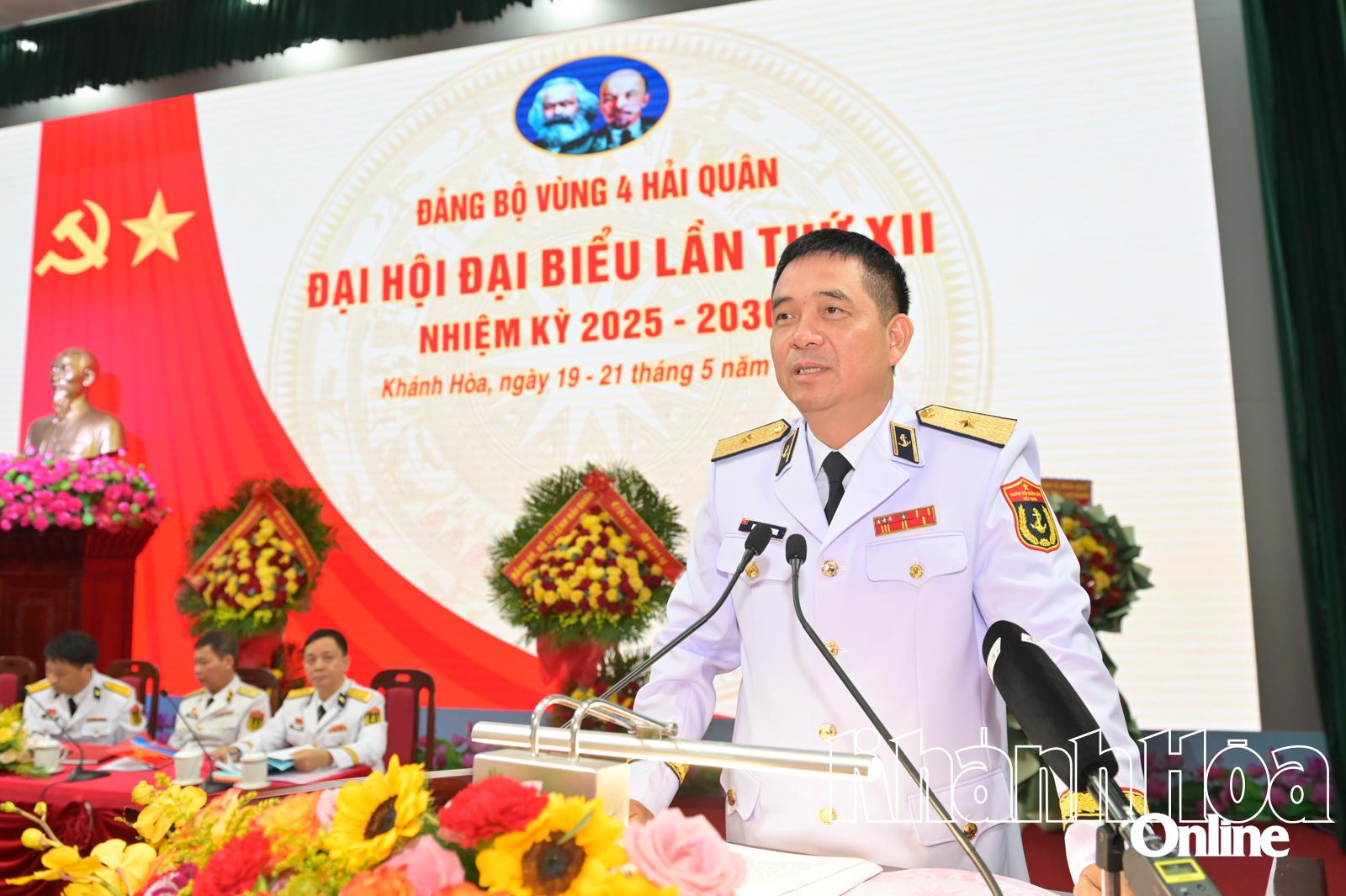 Thiếu tướng Nguyễn An Phong phát biểu chỉ đạo đại hội.