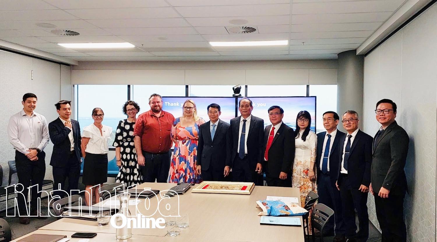 Khánh Hòa tăng cường hợp tác chiến lược với Vùng lãnh thổ Bắc Úc