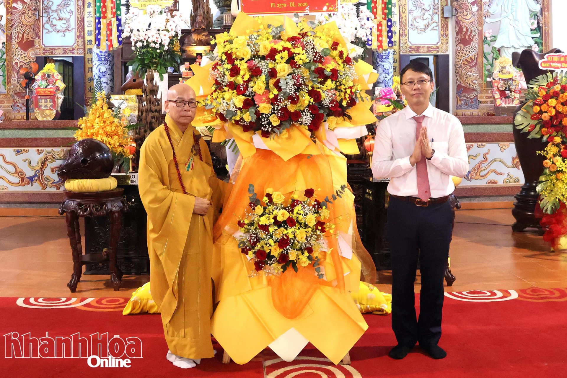 2570th Vesak Day celebration at Long Son Pagoda