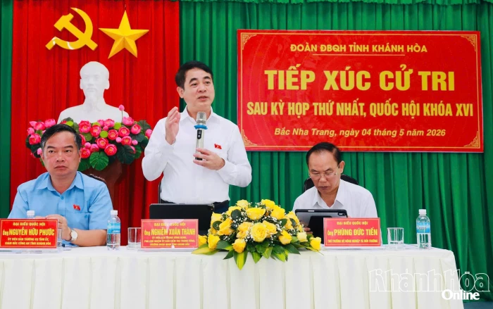Đại biểu Quốc hội tỉnh Khánh Hòa tiếp xúc cử tri phường Bắc Nha Trang