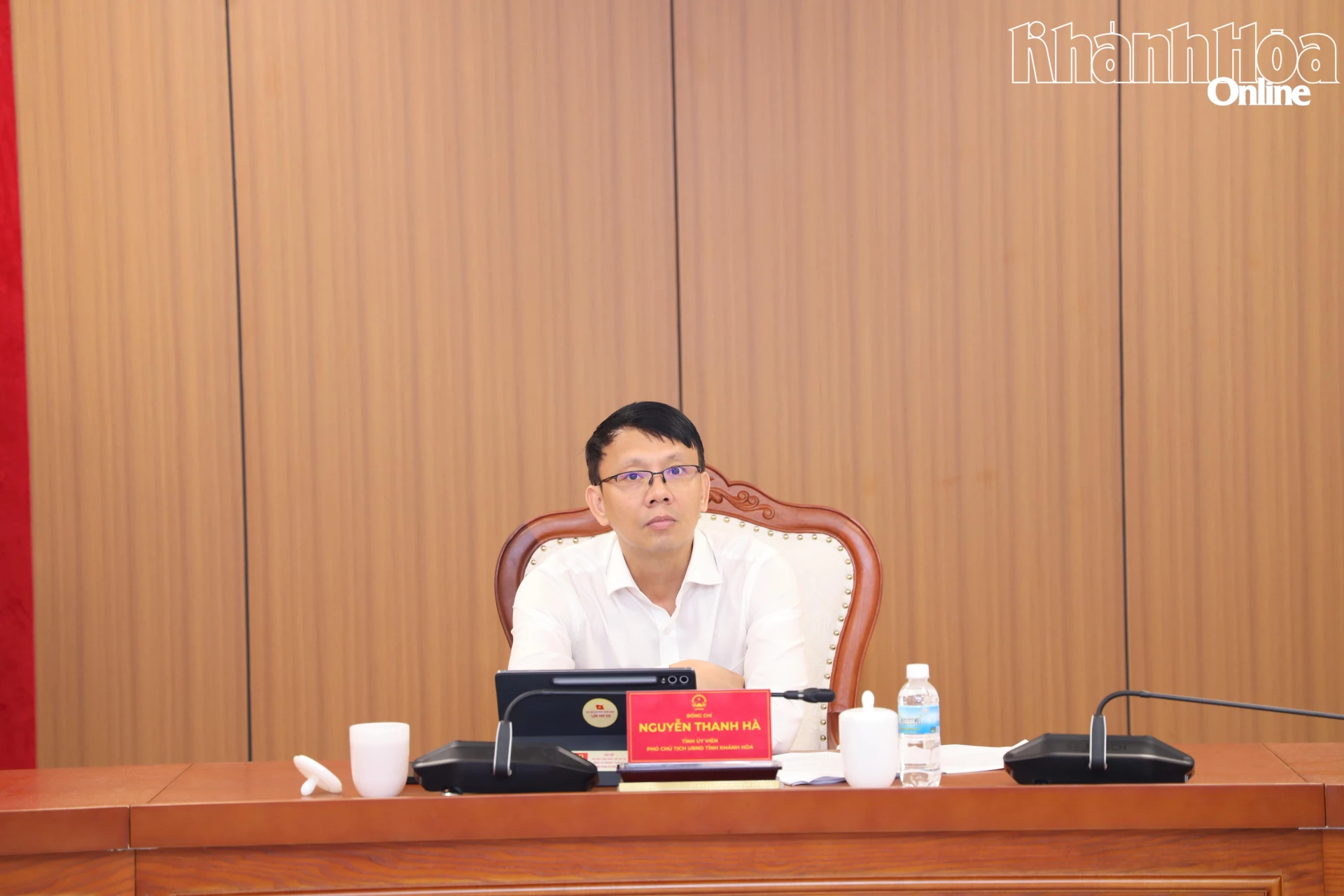 Đồng chí Nguyễn Thanh Hà kết luận cuộc họp