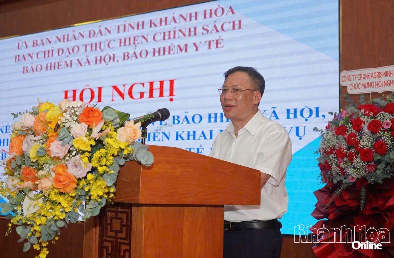 Giám đốc BHXH Việt Nam Lê Hừng Sơn phát biểu