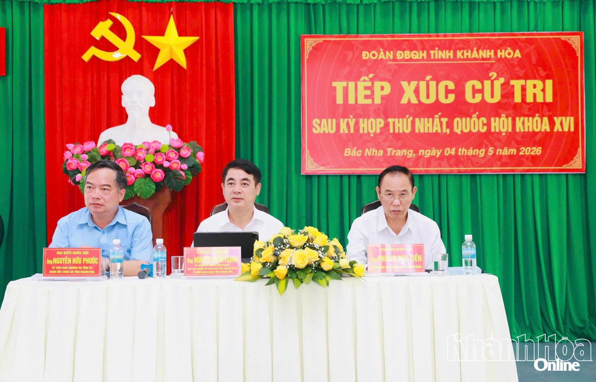 Đại biểu Quốc hội tiếp xúc cử tri phường Bắc Nha Trang