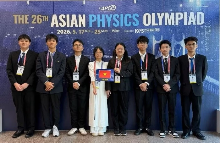 Học sinh Việt Nam đạt 6 Huy chương Bạc và 2 Huy chương Đồng Olympic Vật lý châu Á