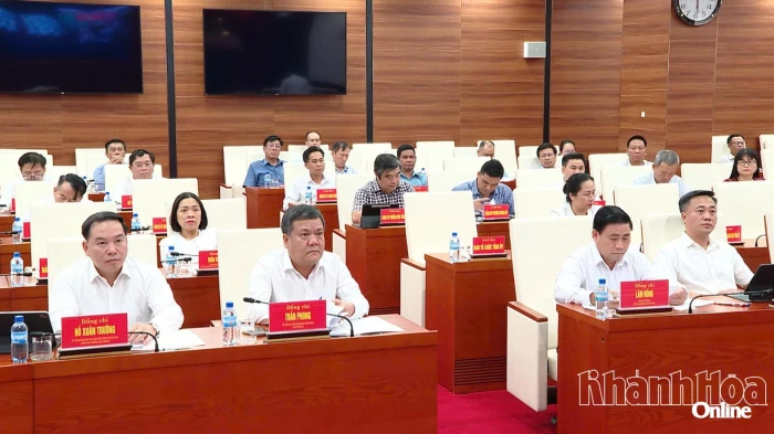 Thông qua dự thảo kết quả kiểm tra, giám sát đối với Ban Thường vụ Tỉnh ủy Khánh Hòa