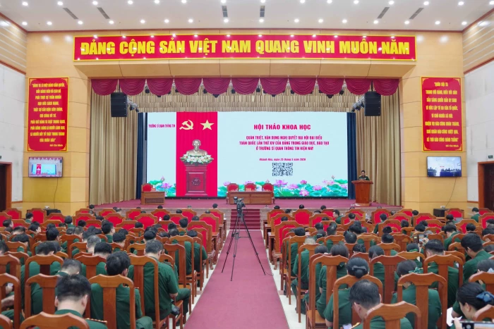 Trường Sĩ quan Thông tin: Hội thảo khoa học quán triệt, vận dụng Nghị quyết Đại hội XIV của Đảng trong giáo dục, đào tạo