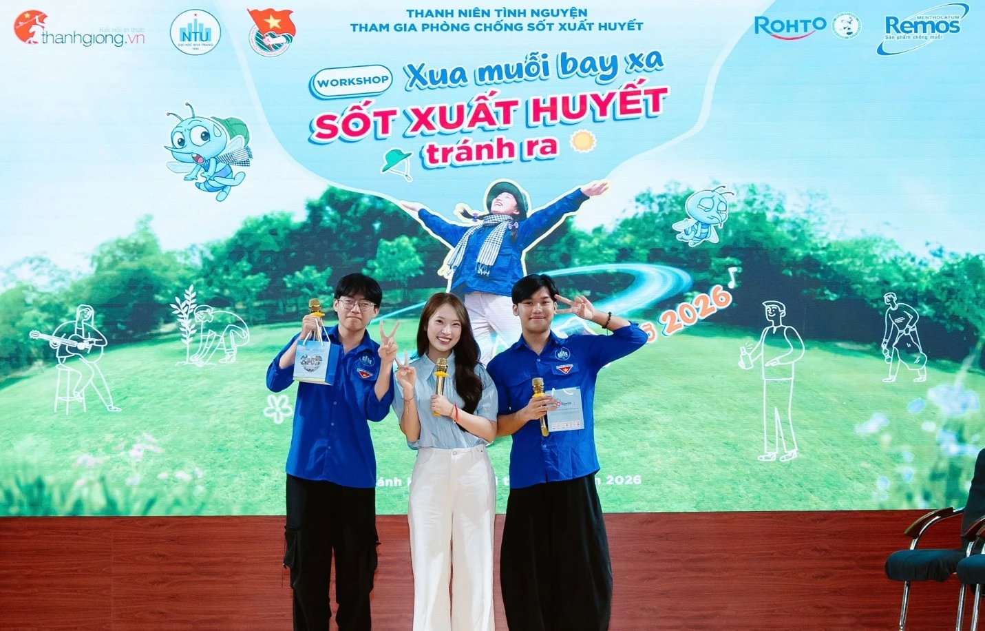 MC Khánh Vy góp mặt tại sự kiện, cùng lan tỏa thông điệp ý nghĩa của chương trình bằng cách tham gia trực tiếp vào các hoạt động tuyên truyền tại địa phương.