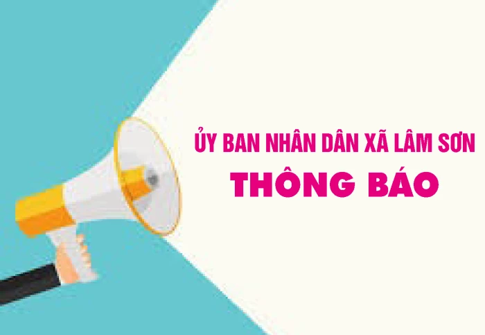 Thông báo về việc công khai diện tích khu Bạch đàn tại thôn Tân Lập 1 để tiến hành xem xét các điều kiện cấp Giấy chứng nhận quyền sử dụng đất