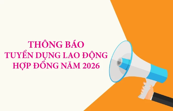 Thông báo tuyển dụng Lao động Hợp đồng năm 2026 của Trung tâm Phát triển quỹ đất Khánh Hòa