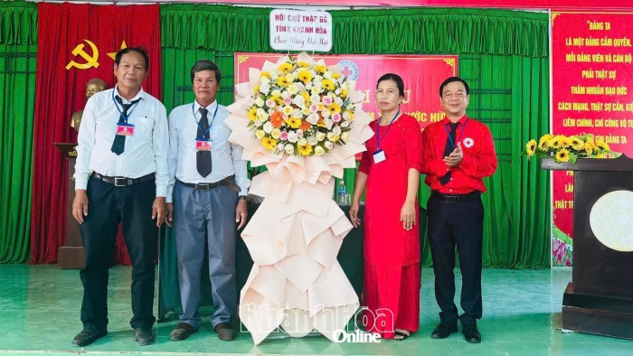 Đại hội đại biểu Hội Chữ thập đỏ xã Phước Hữu lần thứ I