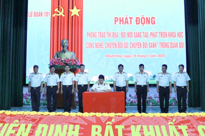 Lữ đoàn 101 phát động phong trào thi đua trong đổi mới sáng tạo