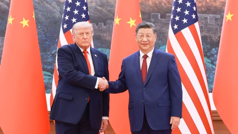 Chủ tịch Trung Quốc Tập Cận Bình hội đàm với Tổng thống Mỹ Donald Trump